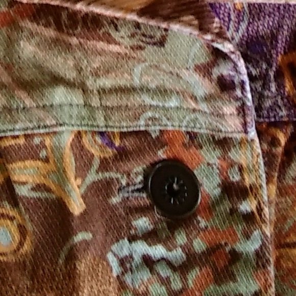 Paisley Denim Jacket, CJ Banks X - Picture 6 of 9